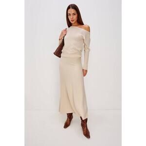 Rails Odita Midi A Line Skirt in Ivory S